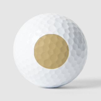 simple minimal solid color custom orange gray boho golf balls
