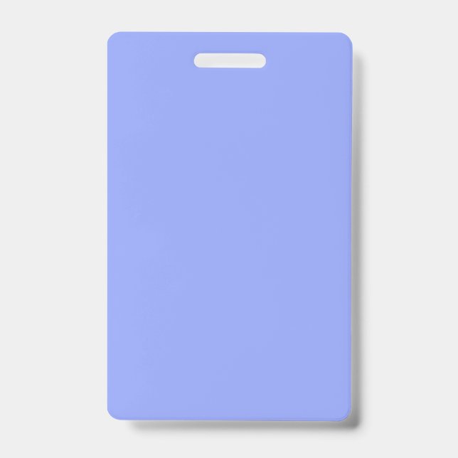 simple minimal solid colour custom blue pastel ad badge (Front)