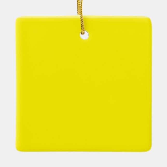 simple minimal solid colour custom      ceramic ornament (Front)