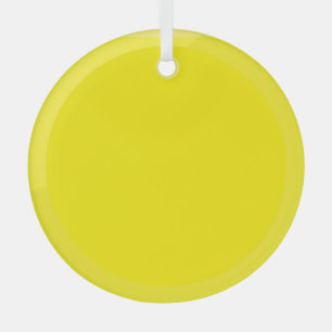 simple minimal solid colour custom glass ornament