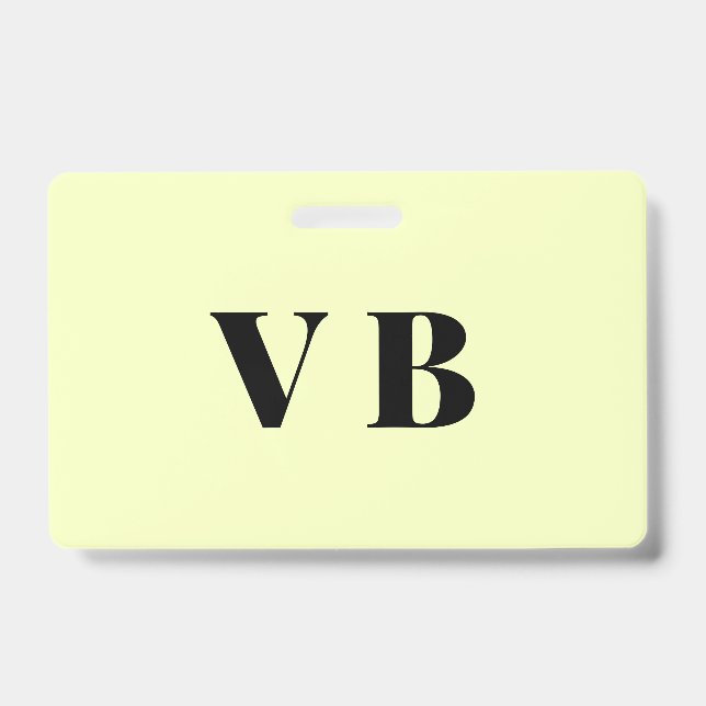 simple minimal solid colour custom pastel custom  badge (Front)