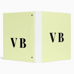 simple minimal solid colour custom pastel custom binder