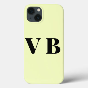simple minimal solid colour custom pastel custom iPhone 13 case