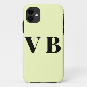 simple minimal solid colour custom pastel custom  iPhone 11 case