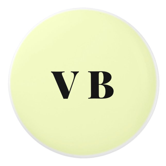 simple minimal solid colour custom pastel custom  ceramic knob (Front)