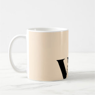 simple minimal solid colour custom pastel custom coffee mug