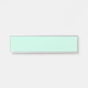 simple minimal solid colour custom pastel custom door sign