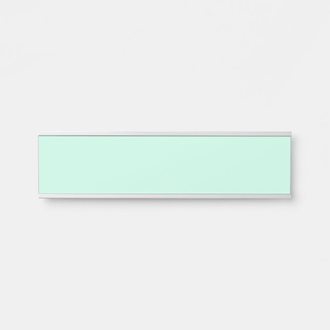 simple minimal solid colour custom pastel custom  door sign (Front)