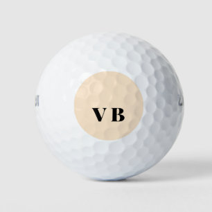 simple minimal solid colour custom pastel custom golf balls
