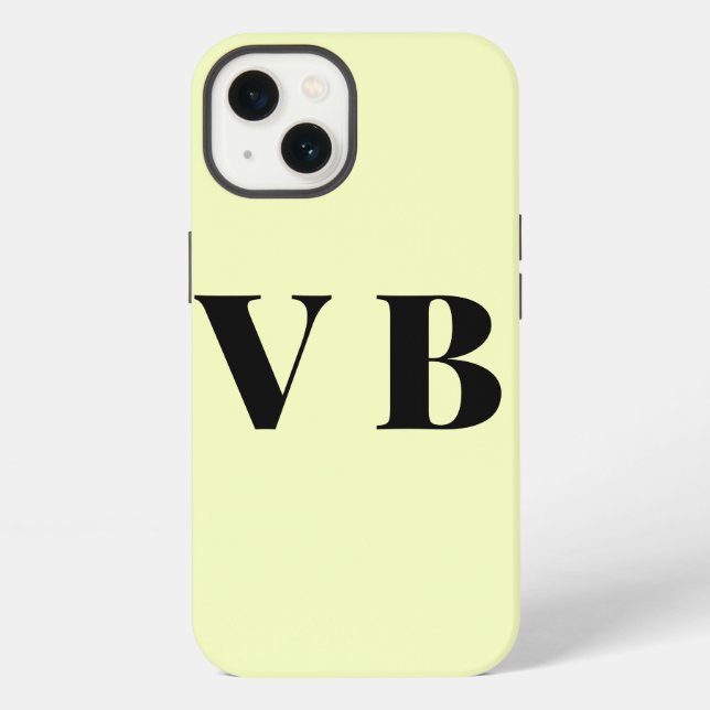 simple minimal solid colour custom pastel custom  iPhone case (Back)