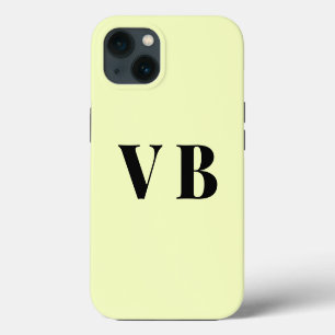 simple minimal solid colour custom pastel custom iPhone 13 case