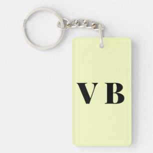 simple minimal solid colour custom pastel custom keychain