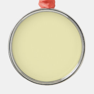 simple minimal solid colour custom pastel custom  metal ornament