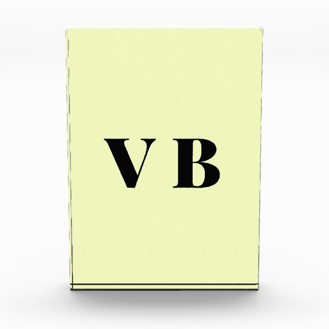 simple minimal solid colour custom pastel custom  photo block (Front)