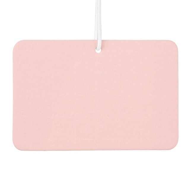 simple minimal solid colour custom pastel custom t air freshener (Front)
