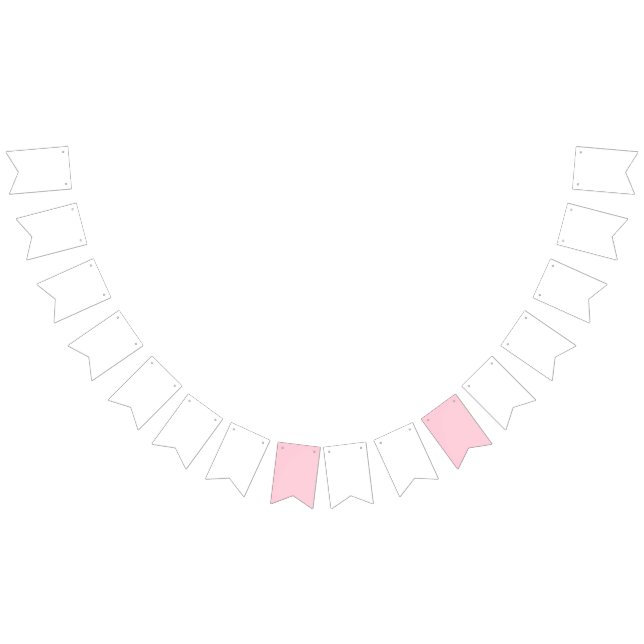 simple minimal solid colour custom pastel custom t bunting flags (All)