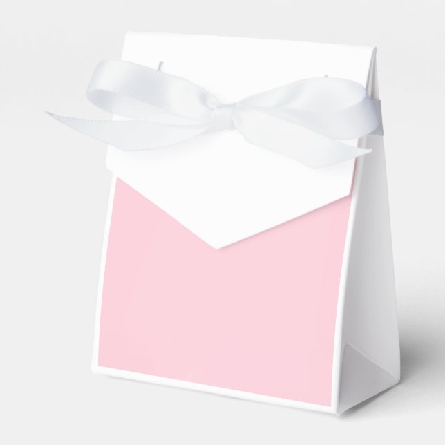 simple minimal solid colour custom pastel custom t favor box (Front Side)