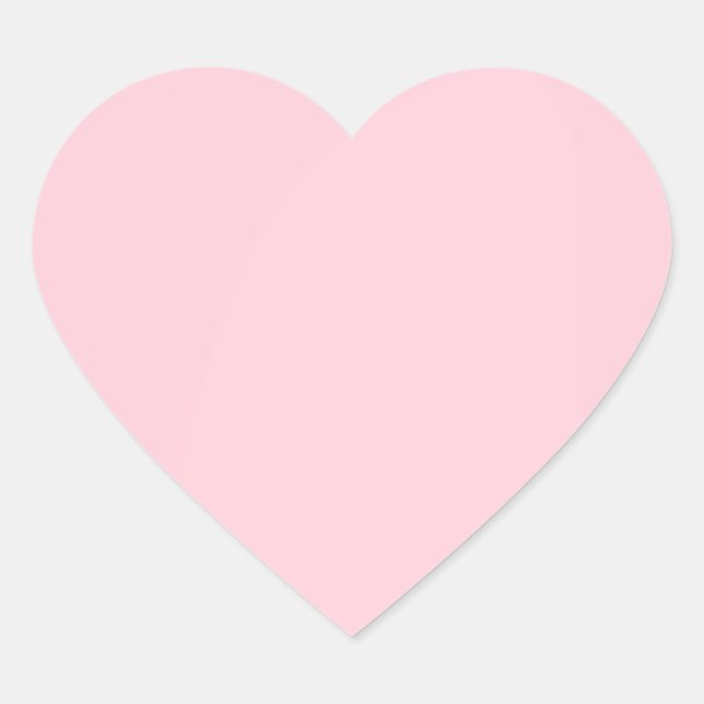 simple minimal solid colour custom pastel custom t heart sticker (Front)
