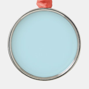 simple minimal solid colour custom pastel custom t metal ornament