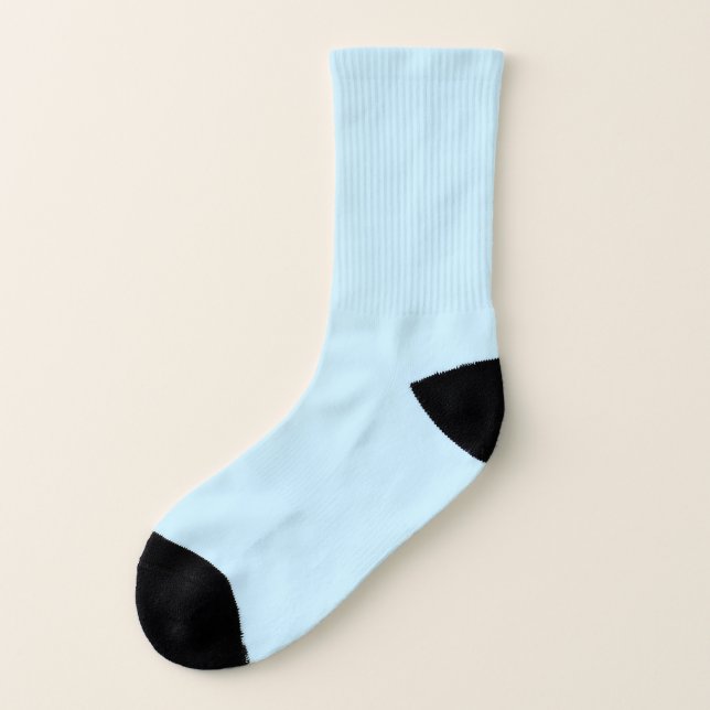 simple minimal solid colour custom pastel custom t socks (Left Outside)