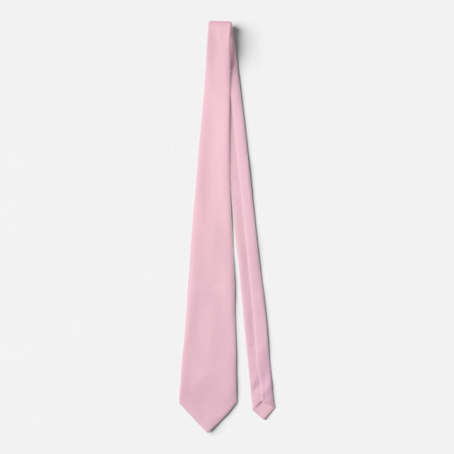 simple minimal solid colour custom pastel custom t tie (Front)