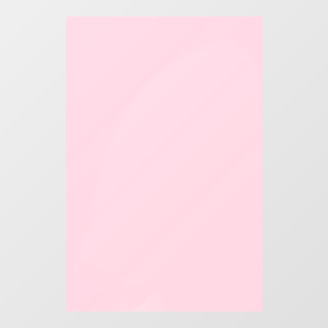 simple minimal solid colour custom pastel custom t window cling (Sheet)