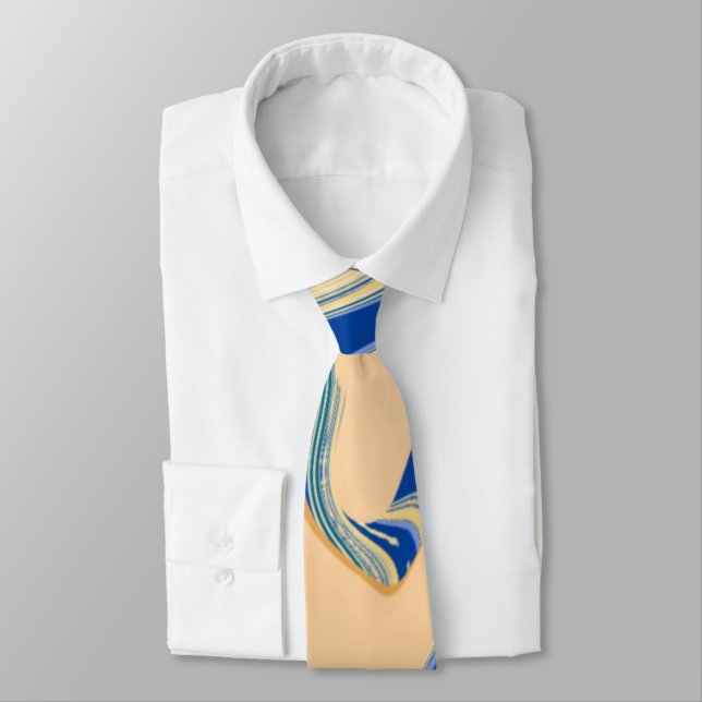 simple minimal solid colour custom pastel custom   tie (Tied)