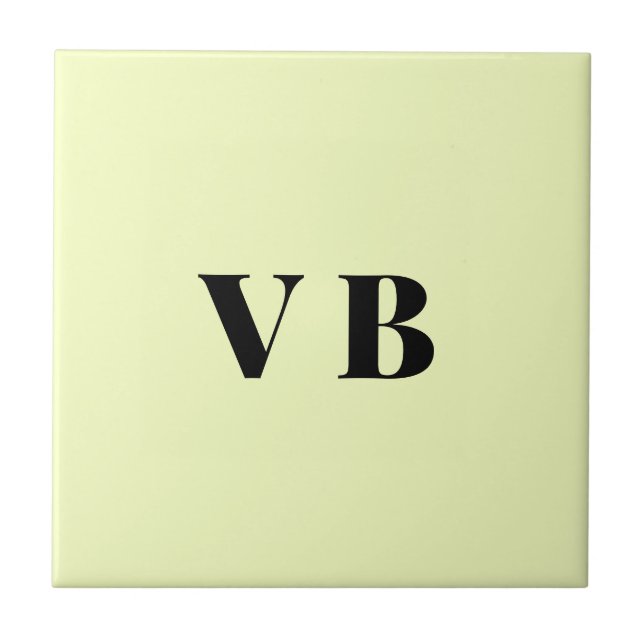 simple minimal solid colour custom pastel custom  tile (Front)