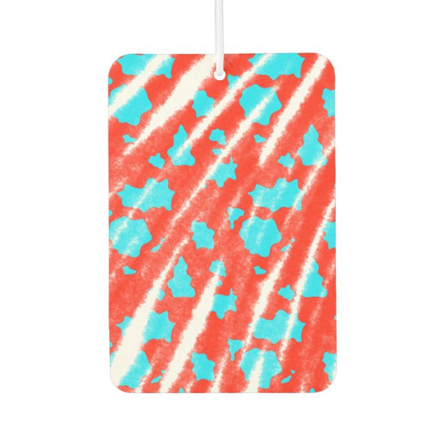 simple minimal solid colour custom personalized  air freshener (Front)