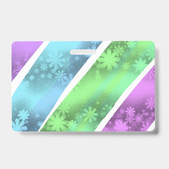 simple minimal solid colour custom personalized  badge (Front)