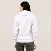 simple minimal solid colour custom     throw pillo hoodie (Back Full)