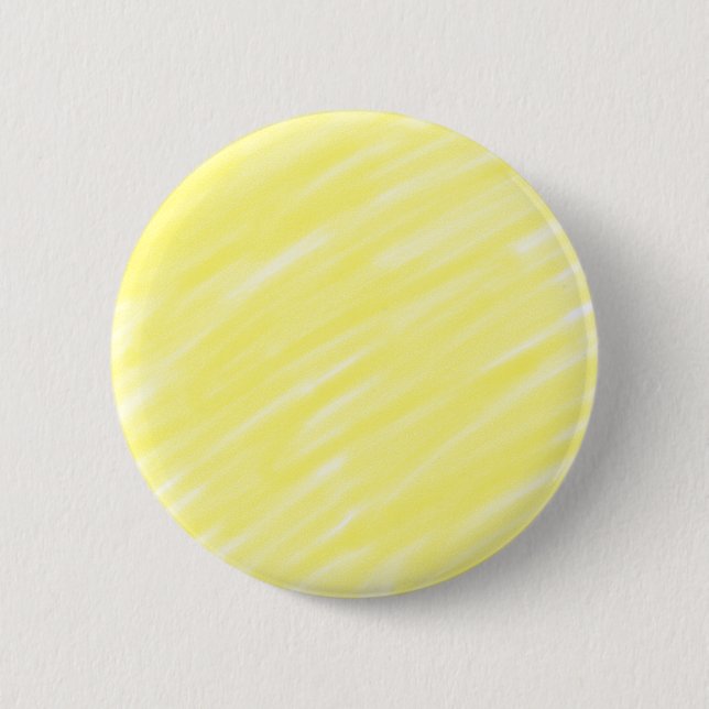 simple minimal solid colour custom yellow pastel a 2 inch round button (Front)