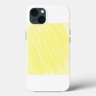 simple minimal solid colour custom yellow pastel a iPhone 13 case