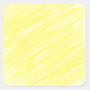 simple minimal solid colour custom yellow pastel a square sticker
