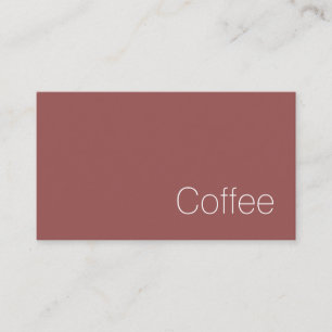 Simple Minimal Swiss Loyalty Coffee Punch-Card Card