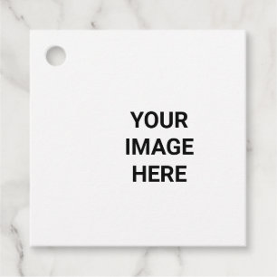 SIMPLE MINIMAL TEXT STYLE SQUARE GIFT TAGS