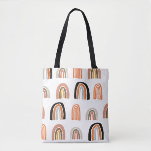 Simple minimalism seamless pattern with gouache pa tote bag