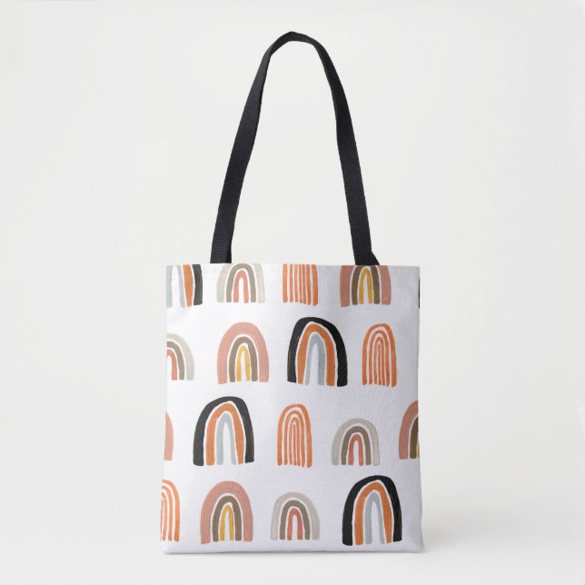Simple minimalism seamless pattern with gouache pa tote bag (Front)