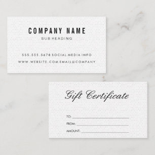 Simple Minimalist Boho Dot Pattern Discount Card