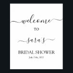 Simple Minimalist Bridal Shower Welcome sign<br><div class="desc">Simple Minimalist Bridal Shower Welcome sign</div>