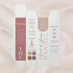 Simple Minimalist Bridesmaid Details Wine Gift Box<br><div class="desc">This Simple Minimalist Bridesmaid Details Wine Gift Box is perfect to gift your wedding party with all the details of the big day. Be sure to customize in full view to change colours to match your big day!</div>