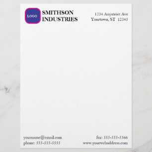 Simple Minimalist Business Stationery with Logo