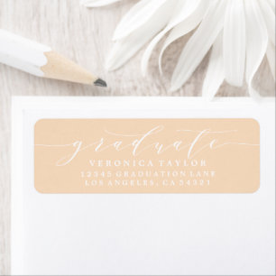 SIMPLE MINIMALIST CALLIGRAPHY RETURN ADDRESS LABEL
