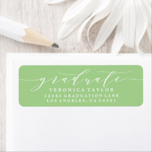 SIMPLE MINIMALIST CALLIGRAPHY RETURN ADDRESS LABEL