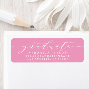 SIMPLE MINIMALIST CALLIGRAPHY RETURN ADDRESS LABEL
