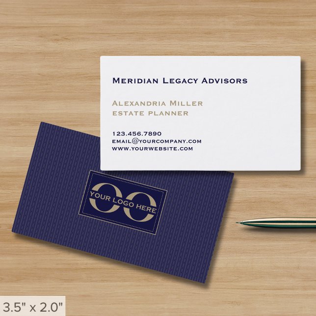 Simple Minimalist Company Logo Business Card (Creator Uploaded)