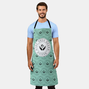 Simple Minimalist Custom Business Logo Name Apron