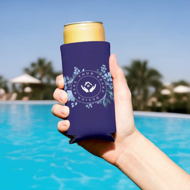 Simple Minimalist Custom Logo Can Cooler (In Situ Pool)