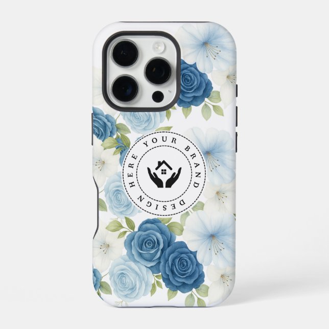 Simple Minimalist Custom Logo iPhone / iPad case (Back)