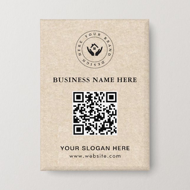 Simple Minimalist Custom Logo & Text Promotional (Front)